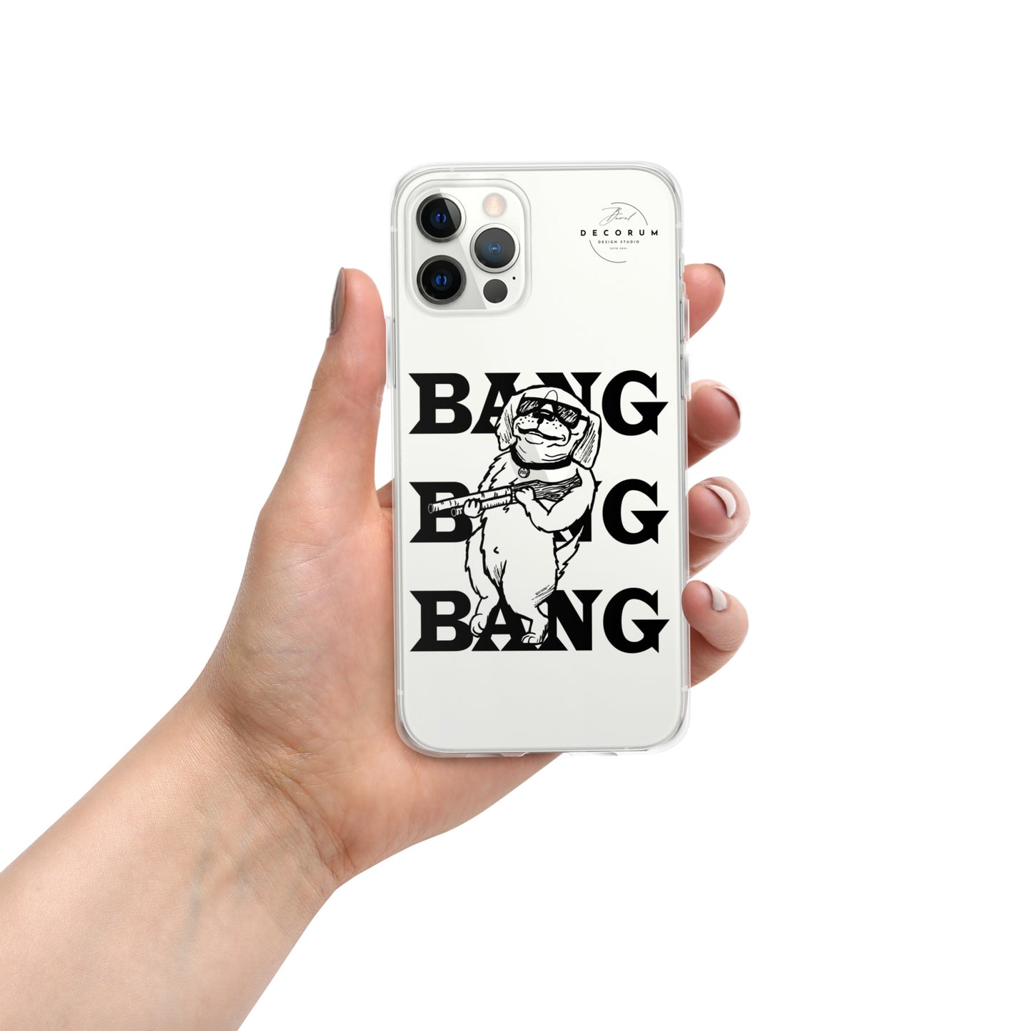 Shotgun Dog Clear Case for iPhone®