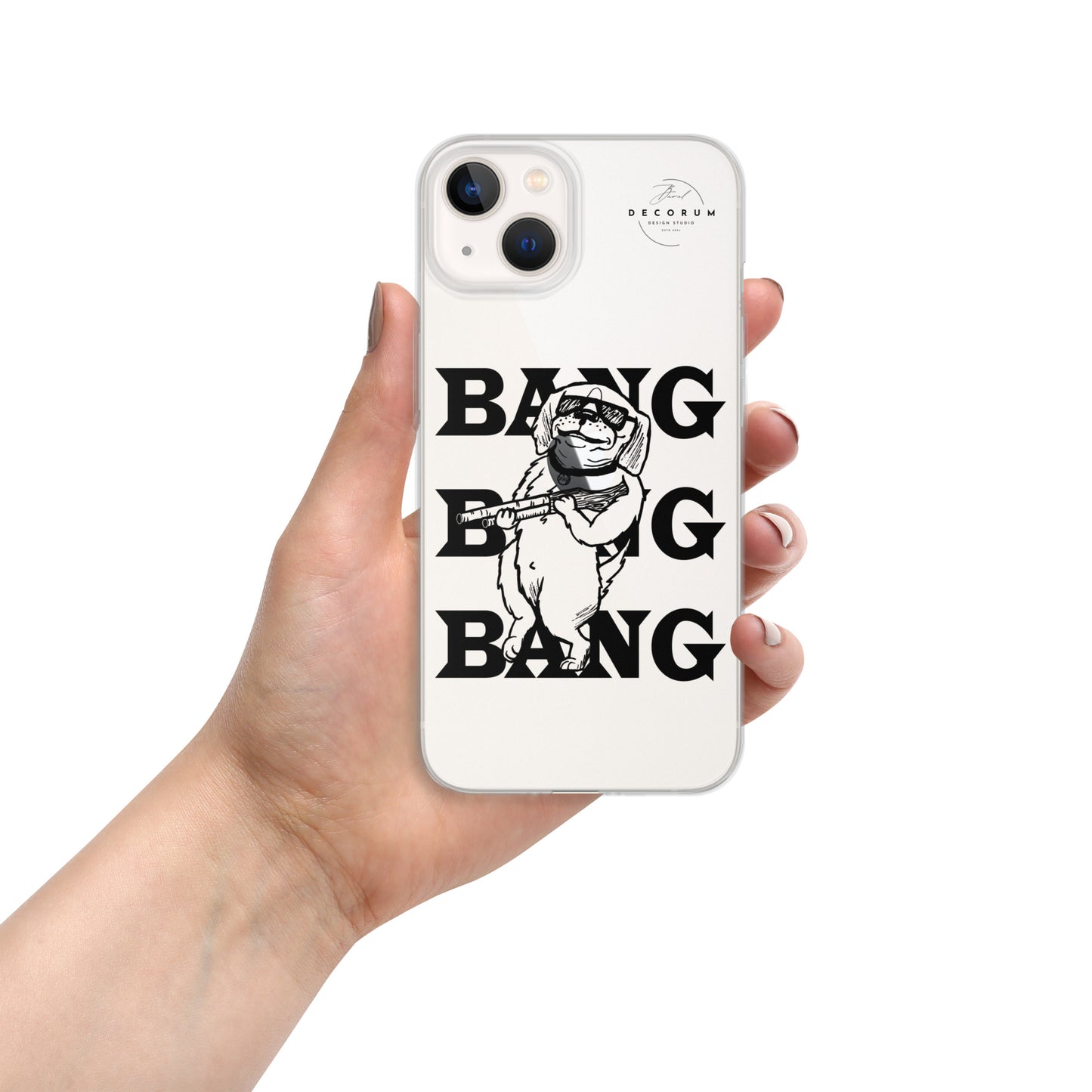 Shotgun Dog Clear Case for iPhone®