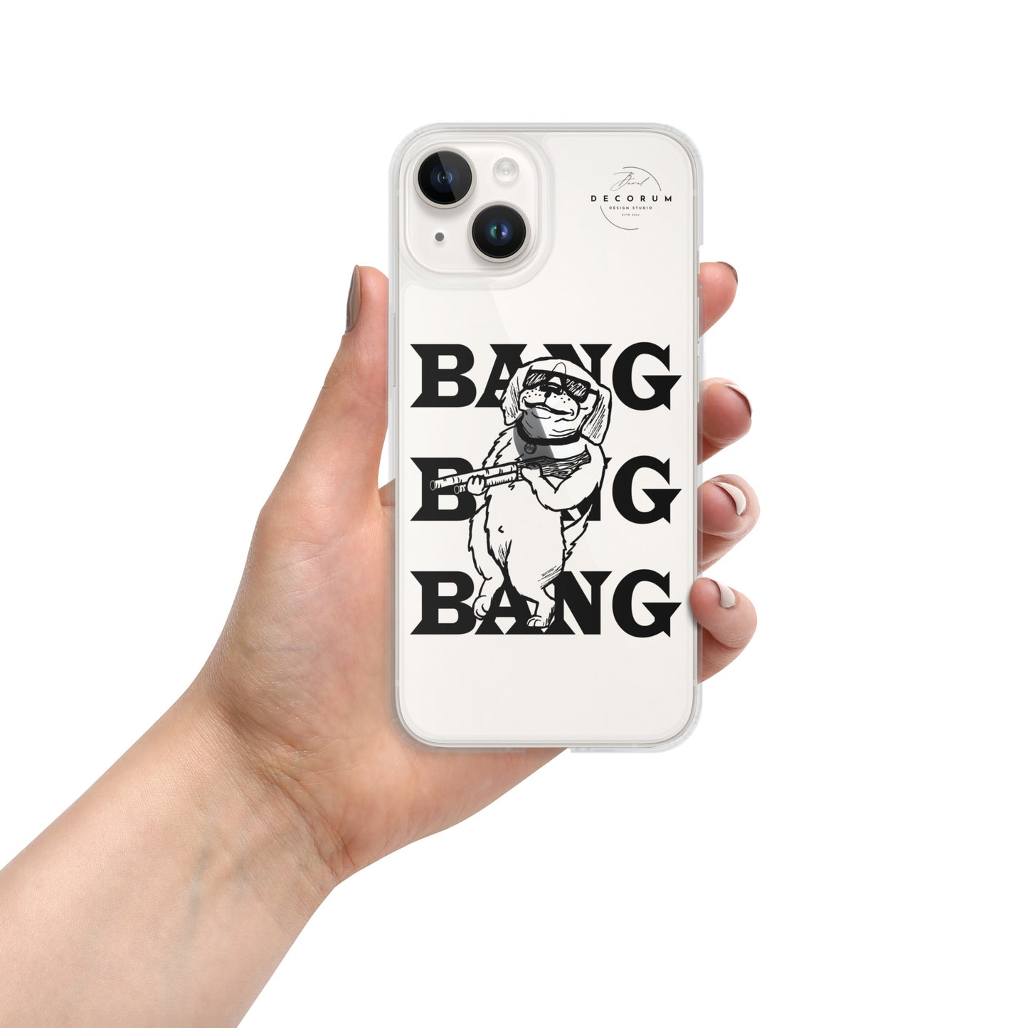 Shotgun Dog Clear Case for iPhone®