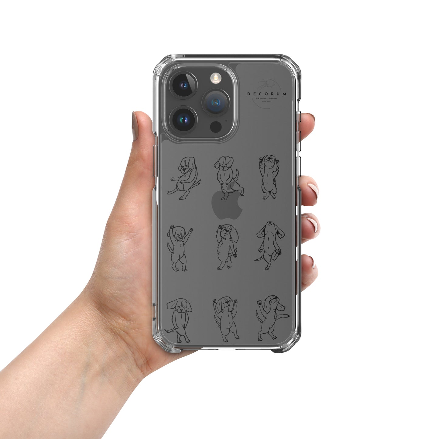 Dancing Doggies Clear Case for iPhone®