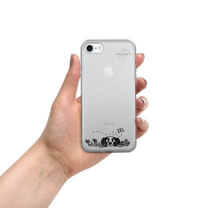 Grassy Doggy Clear Case for iPhone®