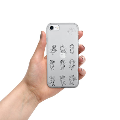 Dancing Doggies Clear Case for iPhone®